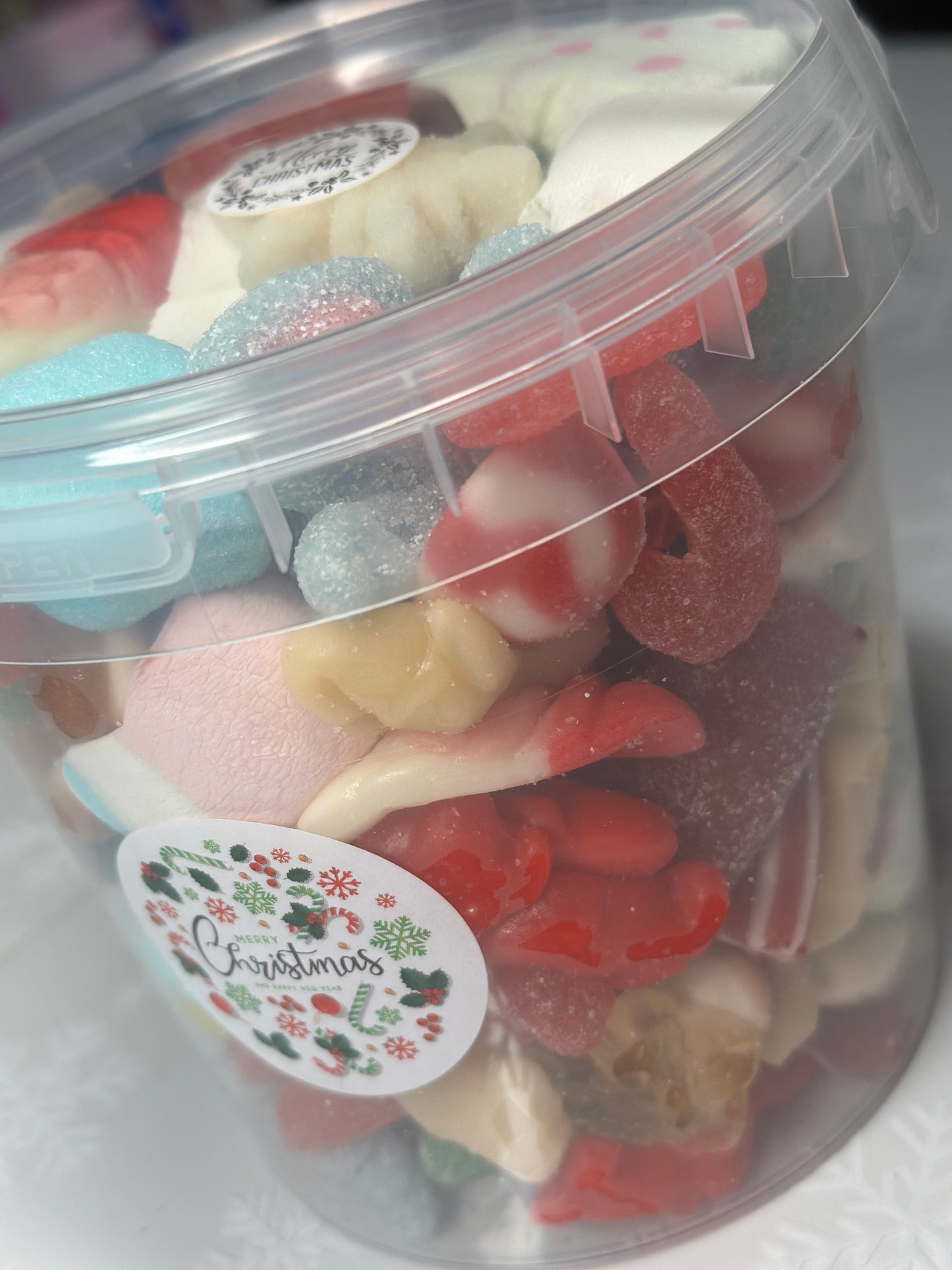 Christmas 1kg Sweet Bucket