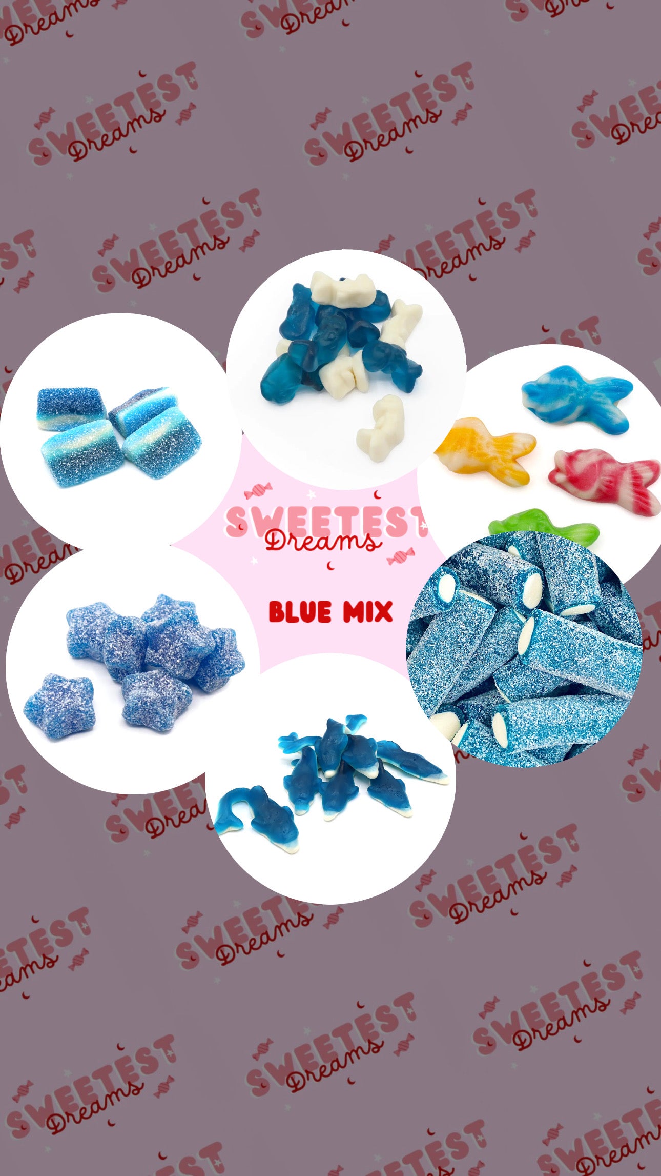 SweetestDreams Blue Mix (Fizzy & Jelly)